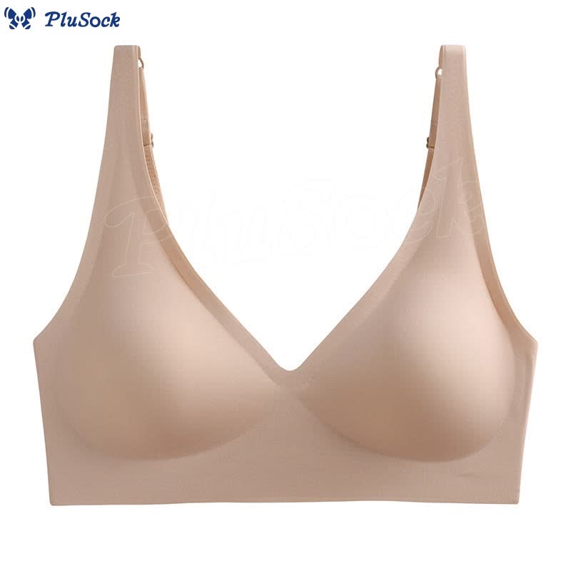 Wirefree Seamless Invisible Deep V Bra