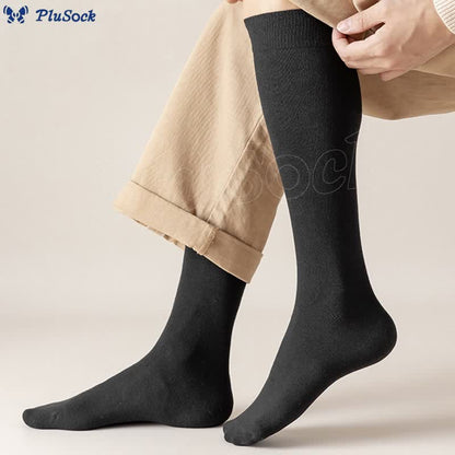 Plus Size Decent Knee High Socks(5 Pairs)