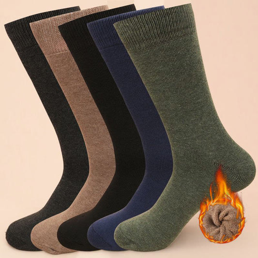 Plus Size Classical Crew Socks(5 Pairs)