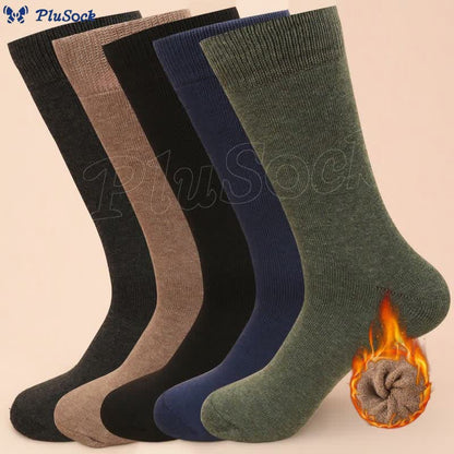 Plus Size Classical Crew Socks(5 Pairs)