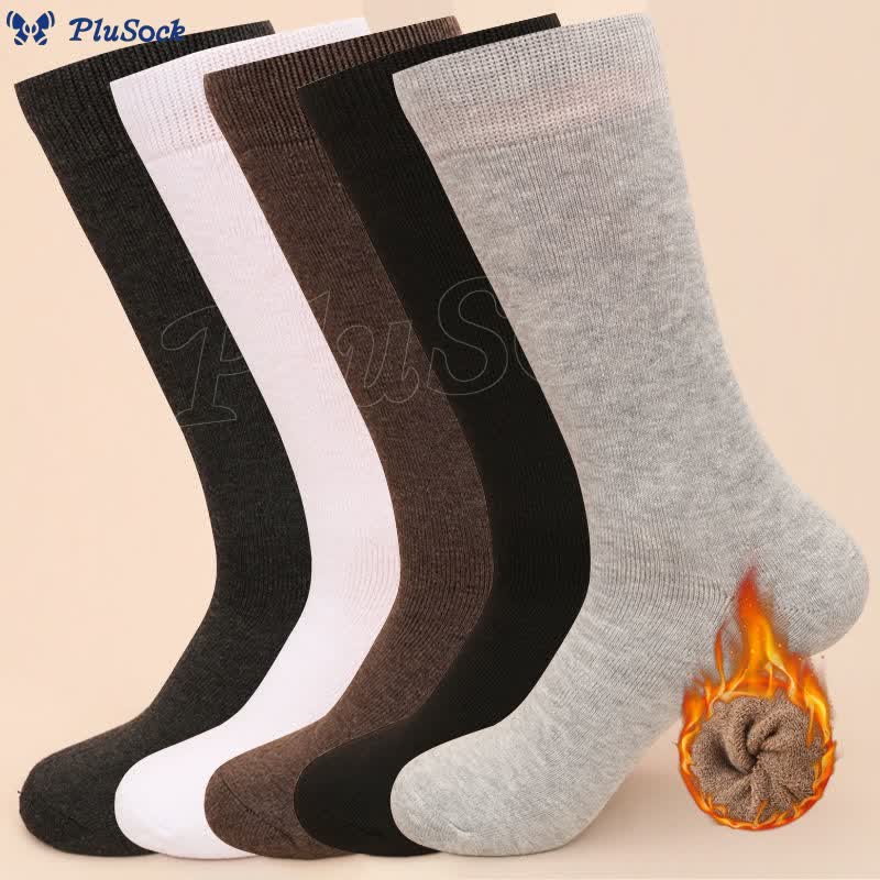 Plus Size Thickening Winter Crew Socks(5 Pairs)