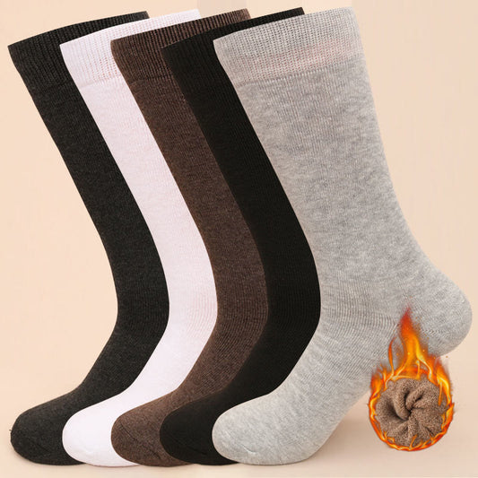 Plus Size Thickening Winter Crew Socks(5 Pairs)