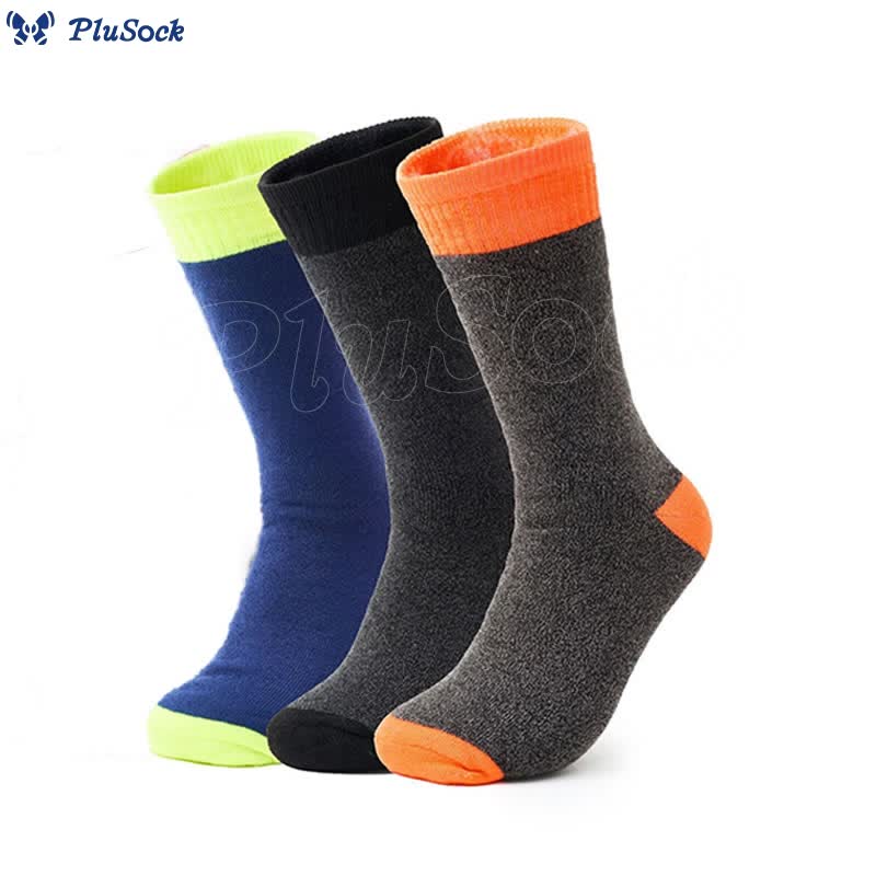 Plus Size Leisure Outdoor Crew Socks(3 Pairs)