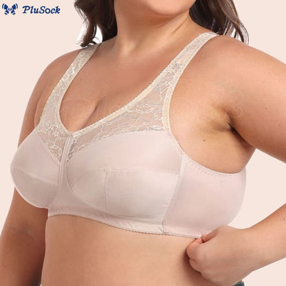 Plus Size Ultra Thin Wireless Full Coverage Bra