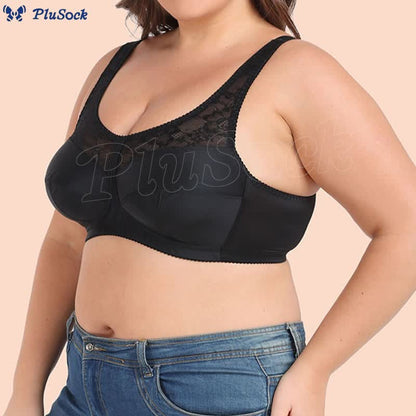 Plus Size Ultra Thin Wireless Full Coverage Bra