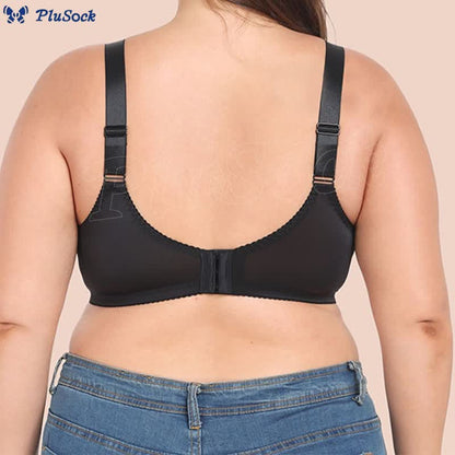 Plus Size Ultra Thin Wireless Full Coverage Bra