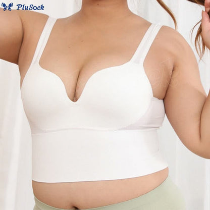 Straps Plus Size Sports Wireless Bra