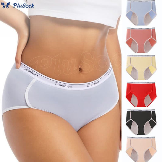 Plus Size Cotton Menstrual Panty(3 Packs)