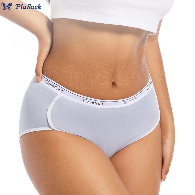 Plus Size Cotton Menstrual Panty(3 Packs)