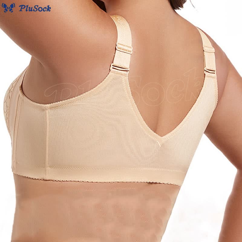 Plus Size Front Closure Lifting Wireless Bra