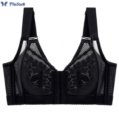 Plus Size Front Closure Lifting Wireless Bra