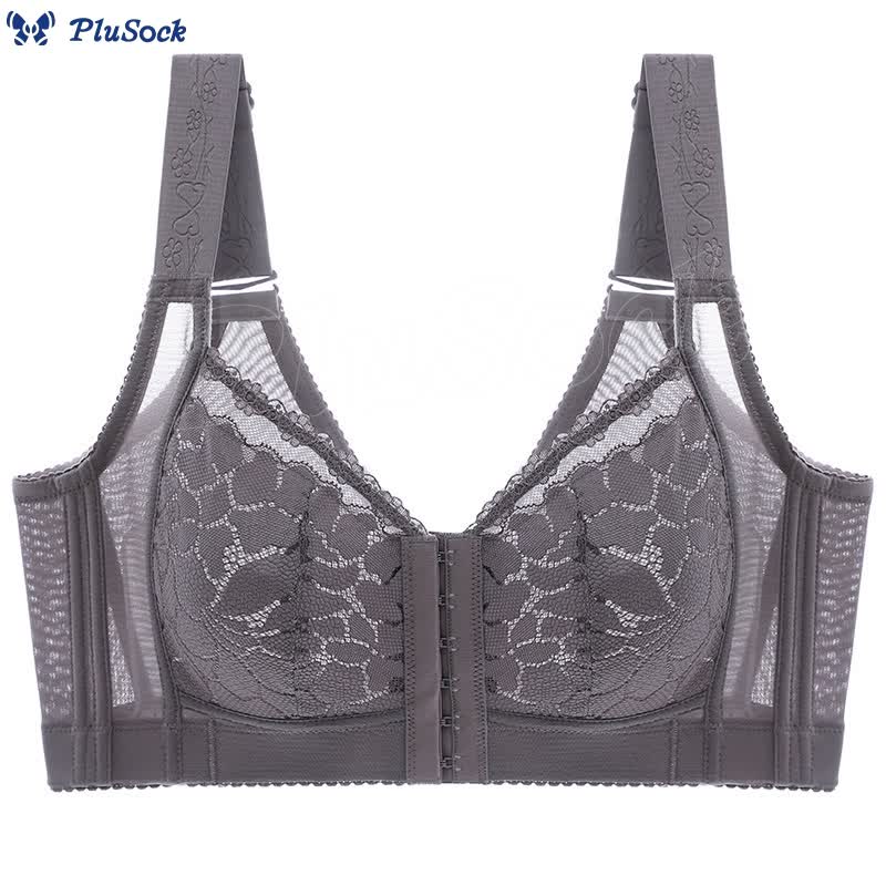 Plus Size Front Closure Lifting Wireless Bra