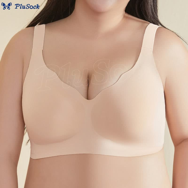 Plus Size Seamless Smooth Wireless Bra