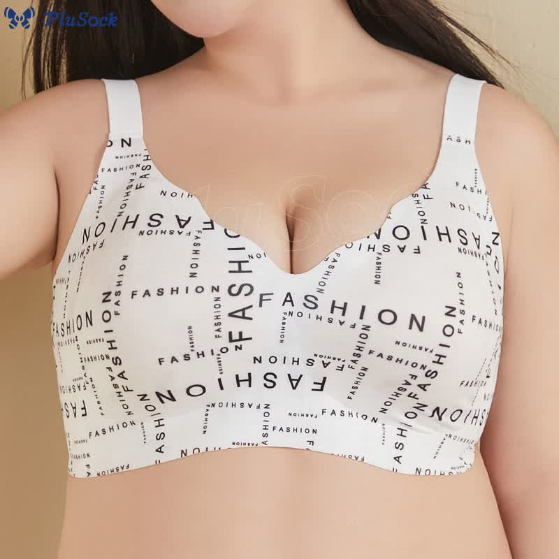 Plus Size Seamless Smooth Wireless Bra