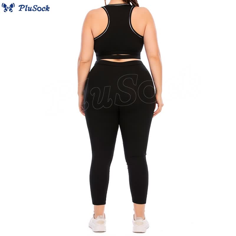 Plus Size Yoga Sports Set