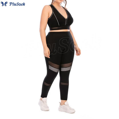 Plus Size Yoga Sports Set