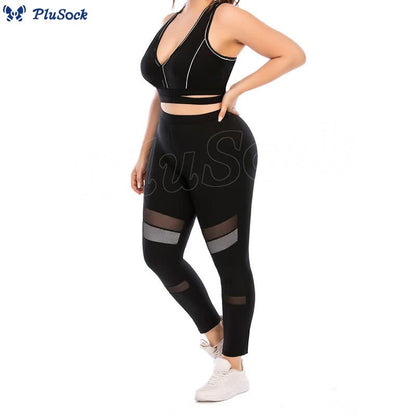 Plus Size Yoga Sports Set