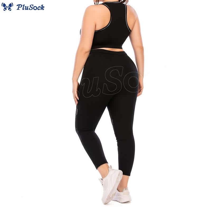 Plus Size Yoga Sports Set