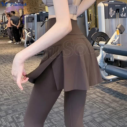 Yoga Hip-covering Sports Skirt Pants