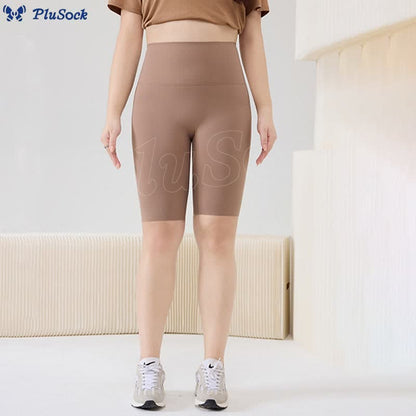 Plus Size High-Waist Biker Short