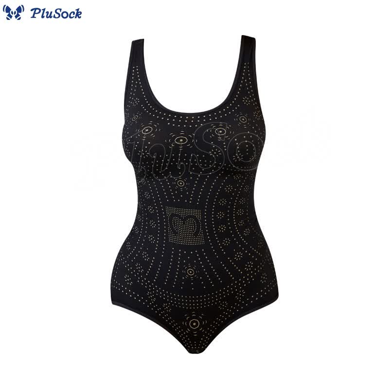 Plus Size Seamless Scoop Neck Bodysuit