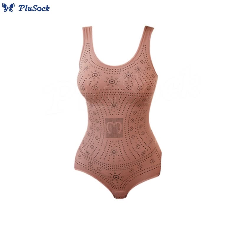 Plus Size Seamless Scoop Neck Bodysuit