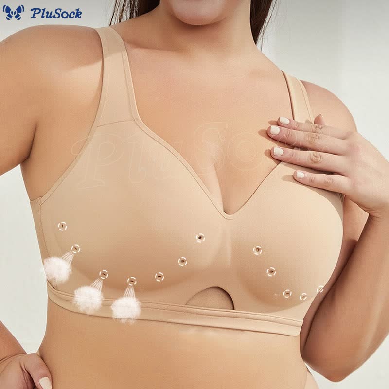 Plus Size Soft Support Wireless Bra