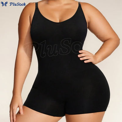 Plus Size Seamless Sleeveless Shapewear Bodysuit