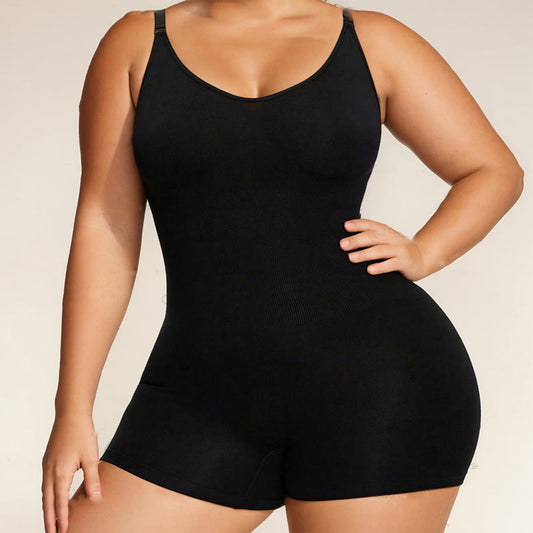 Plus Size Seamless Sleeveless Shapewear Bodysuit