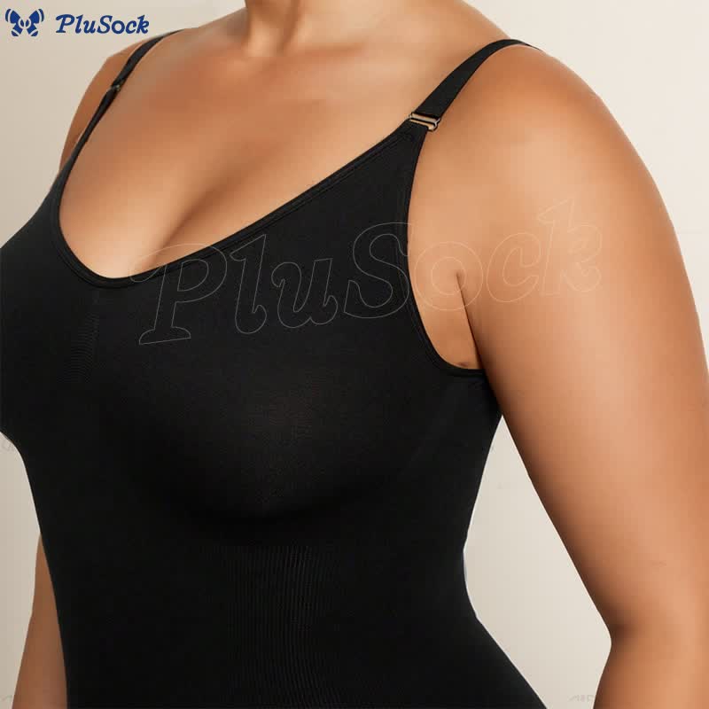 Plus Size Seamless Sleeveless Shapewear Bodysuit