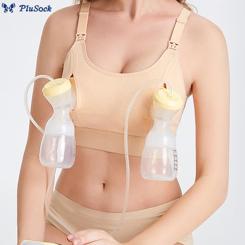 Plus Size Adjustable Breastfeeding Wireless Bra