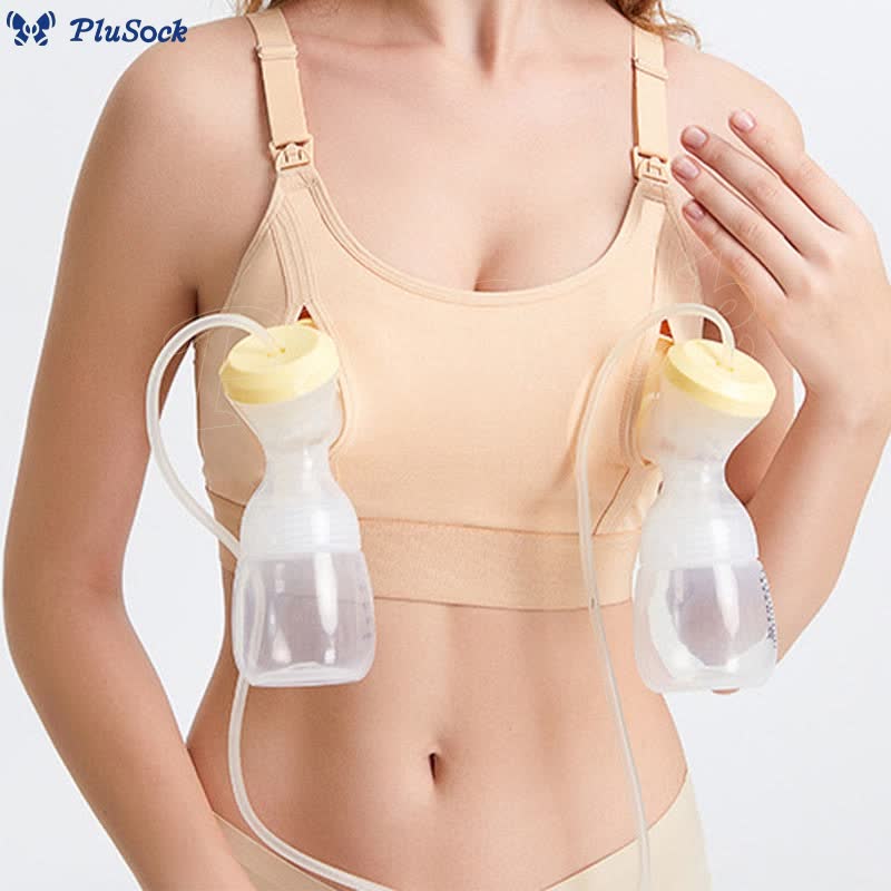 Plus Size Adjustable Breastfeeding Wireless Bra