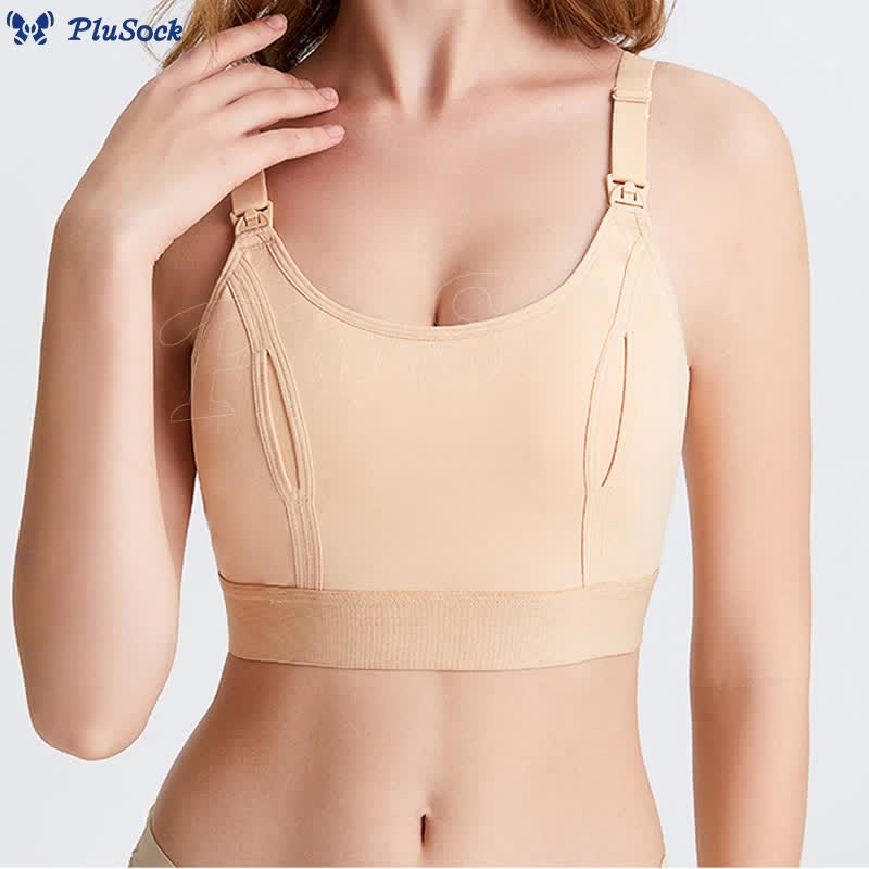 Plus Size Adjustable Breastfeeding Wireless Bra