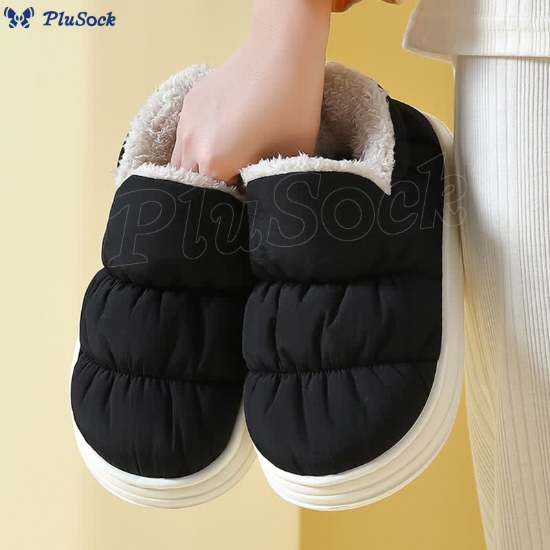 Plus Size Waterproof Thick Soles Slippers