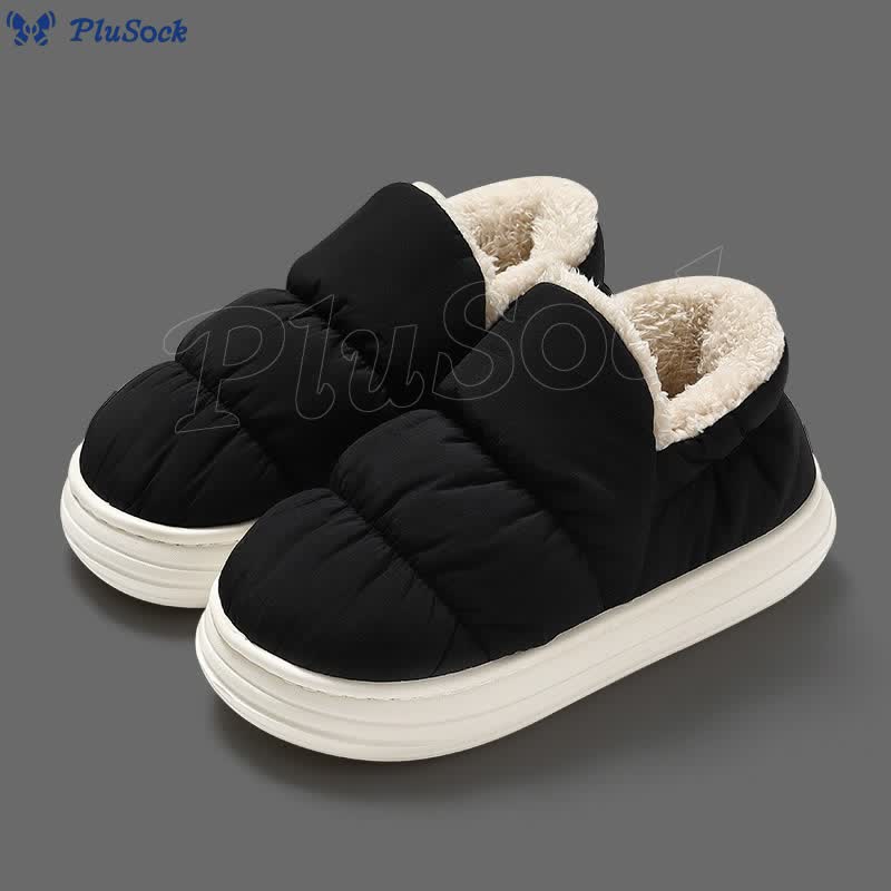 Plus Size Autumn Winter Thick Soles Slippers