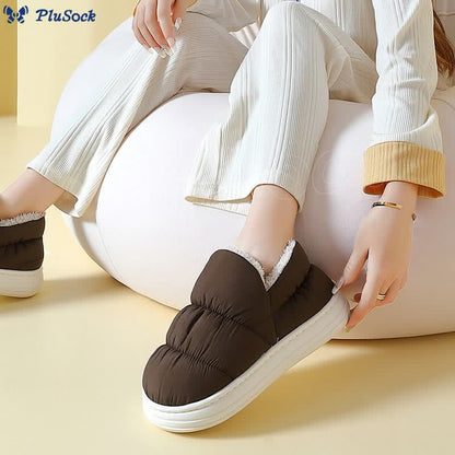 Plus Size Autumn Winter Thick Soles Slippers