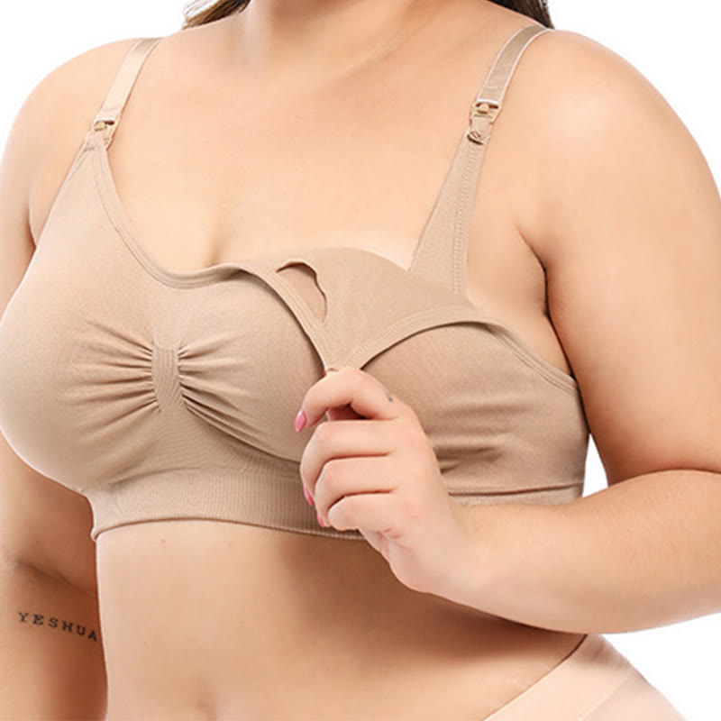 Plus Size Breastfeeding Wireless Bra