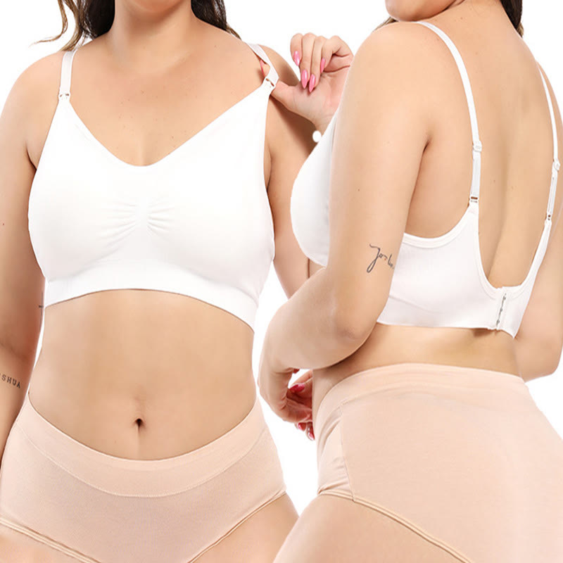 Plus Size Breastfeeding Wireless Bra