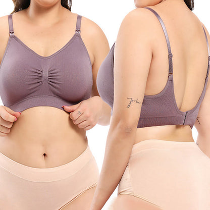 Plus Size Breastfeeding Wireless Bra