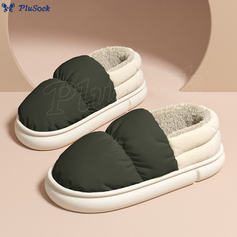 Plus Size Windproof Warm Slippers