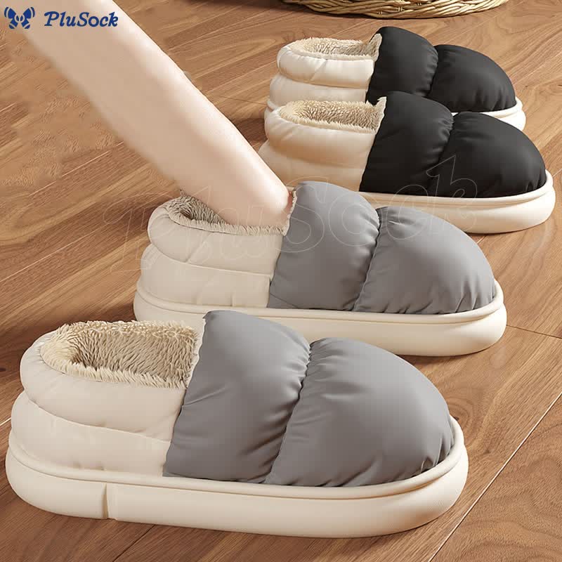 Plus Size Windproof Warm Slippers