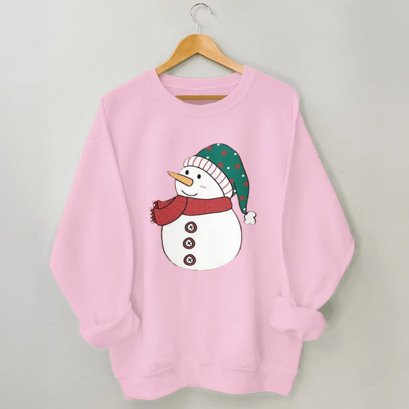 Plus Size Snowman Sweatshirt