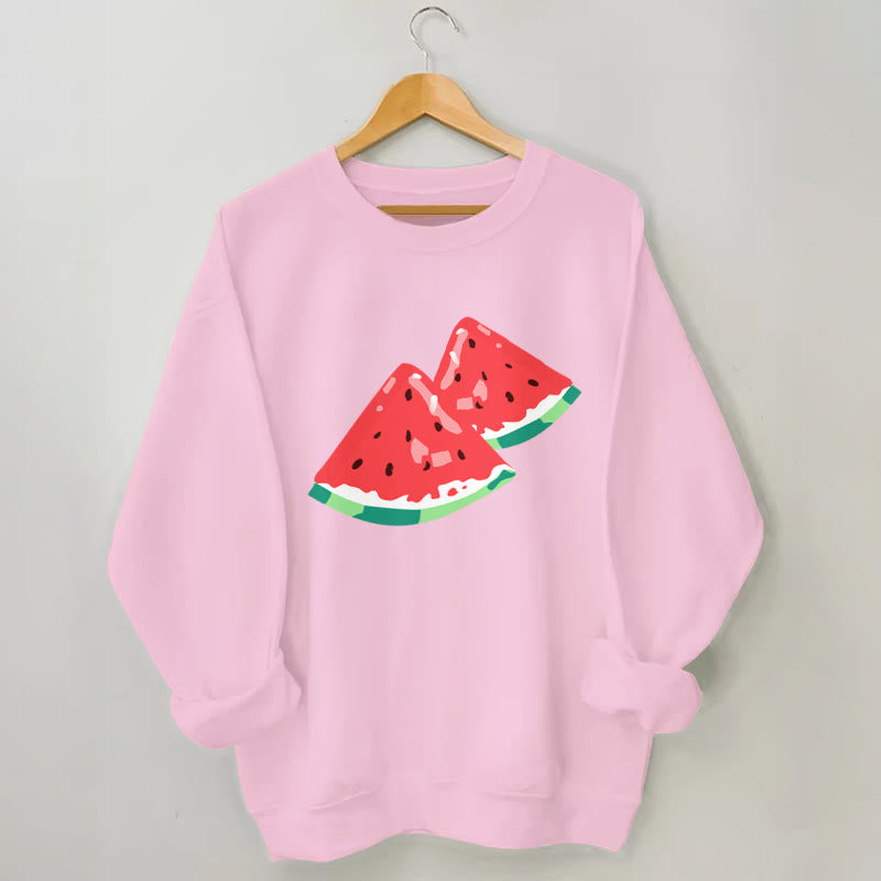 Plus Size Watermelon Sweatshirt