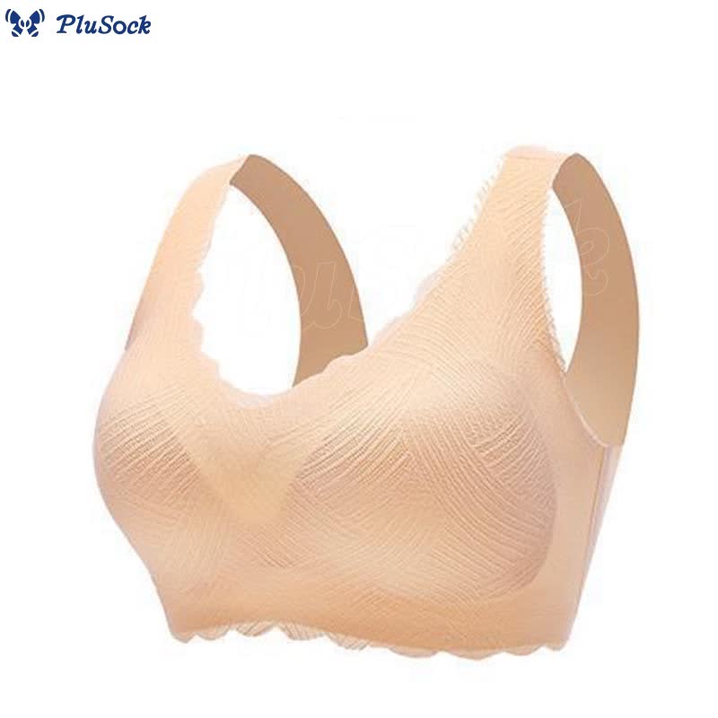 Plus Size Seamless Push-up Wireless Bra