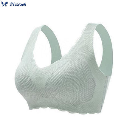 Plus Size Seamless Push-up Wireless Bra