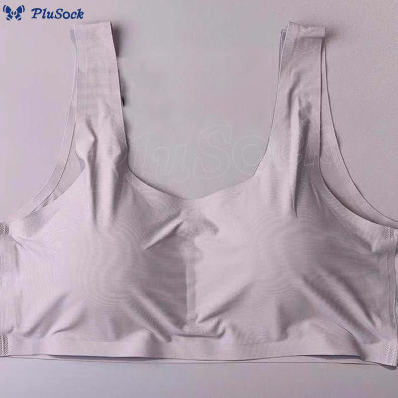 Plus Size Thin Seamless Wirefree Bra