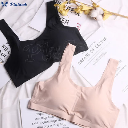 Plus Size Thin Seamless Wirefree Bra