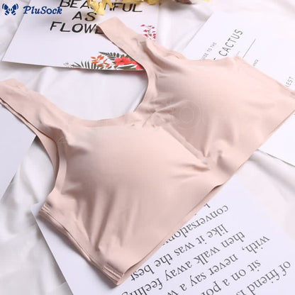 Plus Size Thin Seamless Wirefree Bra