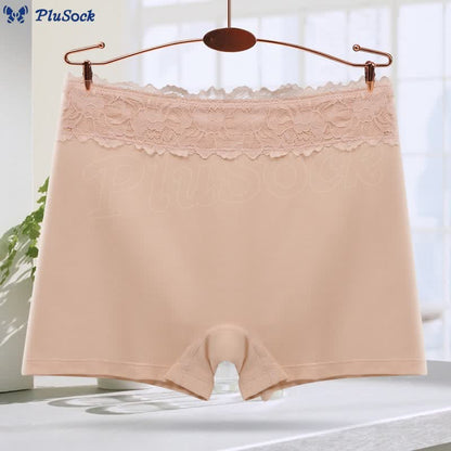 Plus Size High Waist Cotton Boyshort(3 Packs)