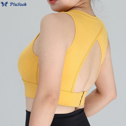 Plus Size Shock-resistant Wireless Sports Bra